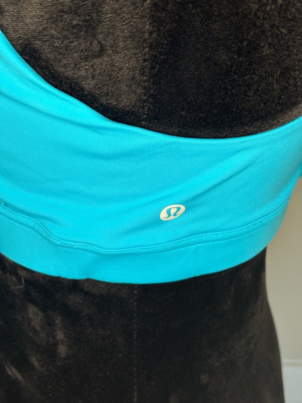lululemon athletica Teal Scoop-Neck Sports Bra Size 12 - Picture 5 of 6